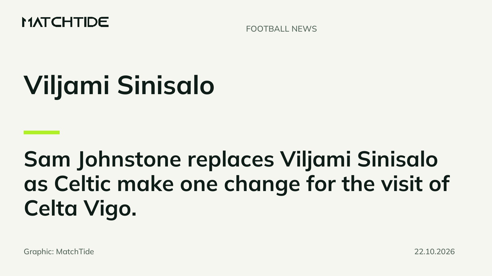 Celtic name starting XI for Celta Vigo Europa League match