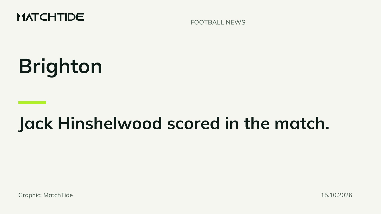 Hinshelwood scores as Brighton open Conference League campaign with win