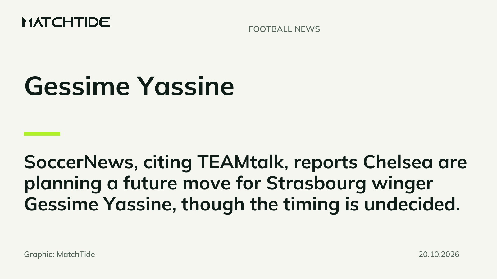 Chelsea reportedly plan future move for Strasbourg winger Gessime Yassine