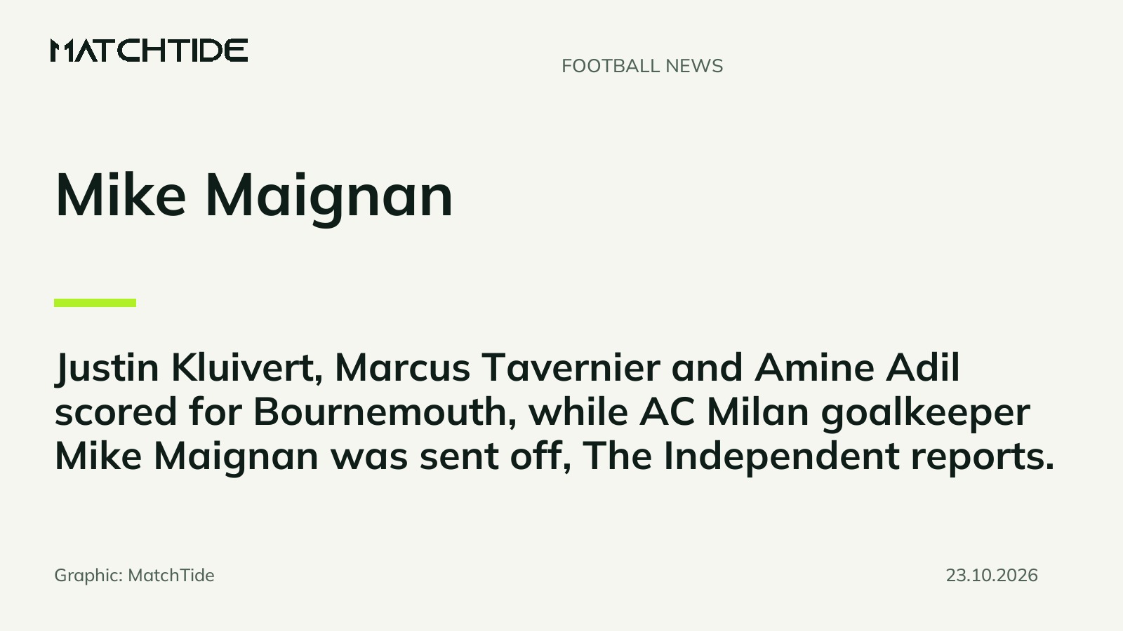 Bournemouth beat 10-man AC Milan in Europa League