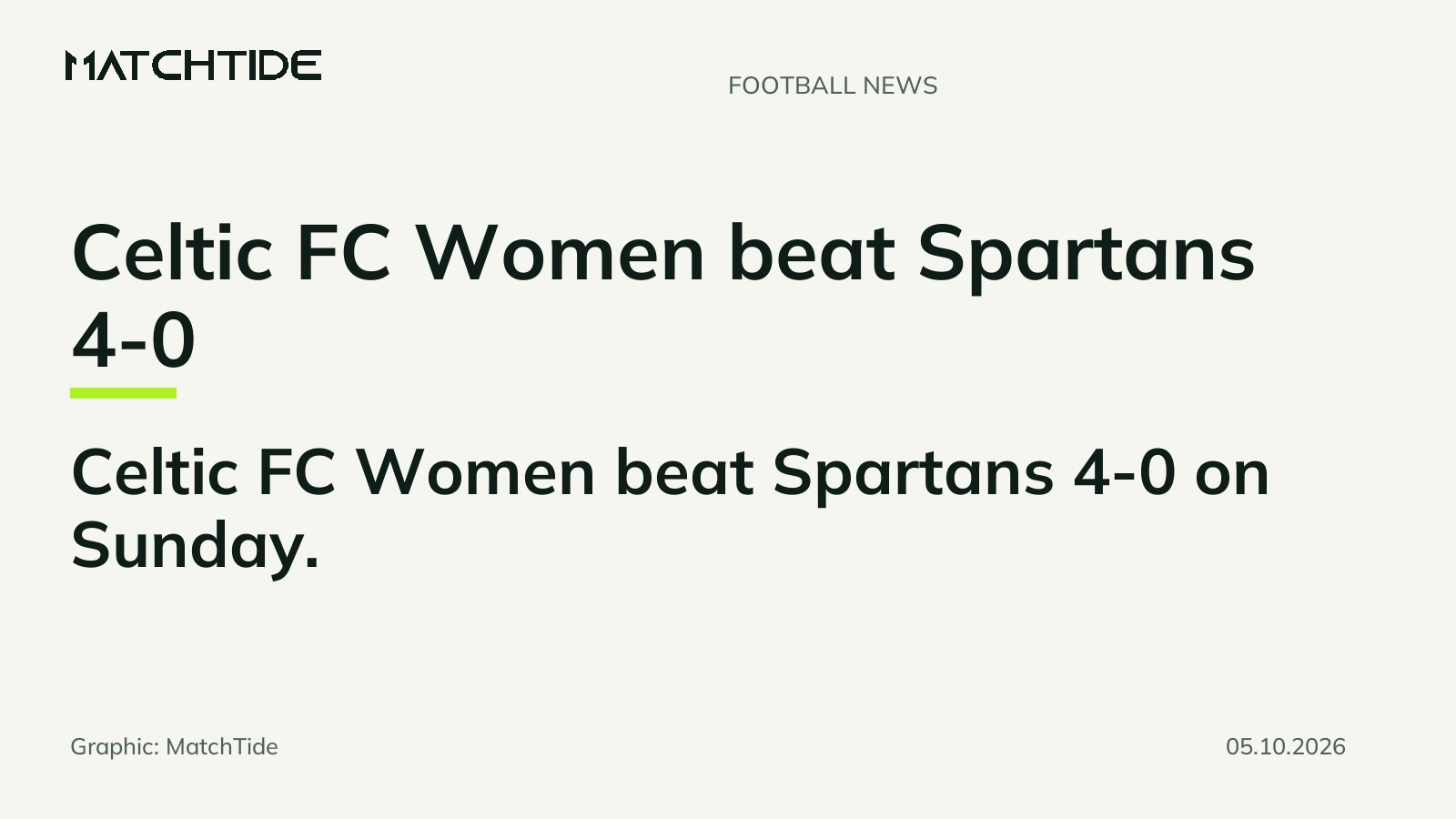 Celtic FC Women beat Spartans 4-0